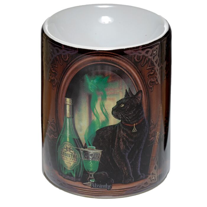 Brucia Essenze in Ceramica - Gatto - Absinthe Cat - Lisa Parker