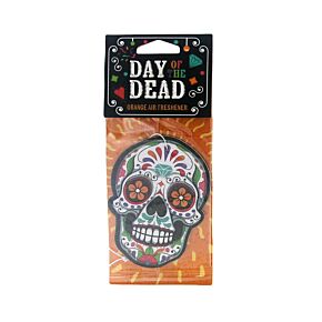 Profumatore per Auto - Teschio Messicano - Day of the Dead - Arancia