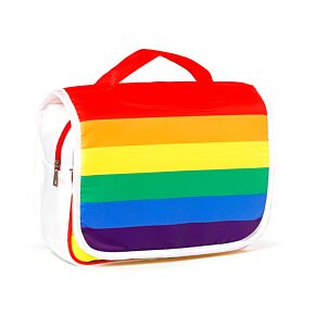 Beauty Case da Viaggio con Gancio Appendibile - Arcobaleno