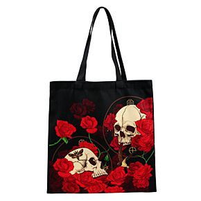 Borsa Tote - Teschi e Rose