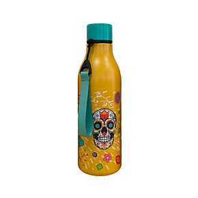 Bottiglia Termica in Acciaio 500ml - Teschio Messicano - Day of the Dead