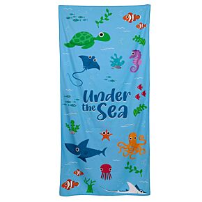 Telo Mare in Microfibra - Animali Marini - Under the Sea