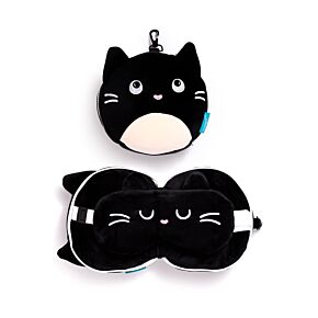 Cuscino da Viaggio con Maschera Relaxeazzz - Feline Fine