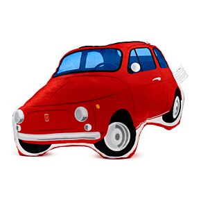 Cuscino di Peluche a Forma di Fiat 500 - Rosso