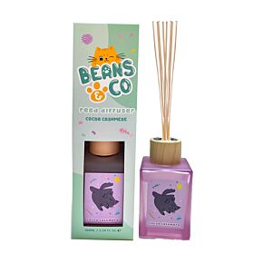 Diffusore a Bastoncini 100ml - Cacao & Cashmere - Gatti Beans & Co