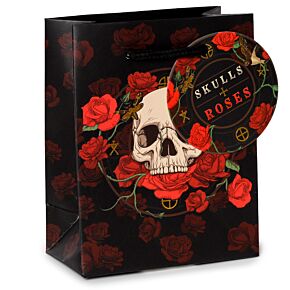 Busta Regalo - Teschi e Rose - Rose Rosse - S