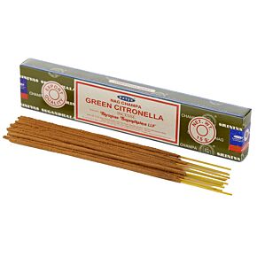 01356 Bastoncini di Incenso Satya Nag Champa - Citronella Verde