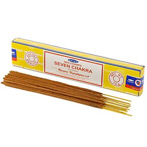 01412 Bastoncini di Incenso Satya Nag Champa VFM - Sette Chakra