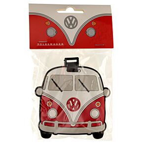 Etichetta per Bagagli in PVC - Volkswagen T1 - Rosso