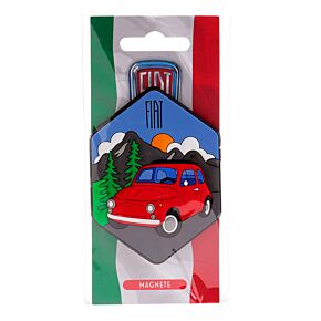 Magnete in PVC - Fiat 500 - Montagne