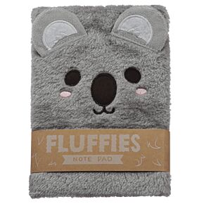 Memo con Copertina in Peluche - Koala - Animali Dolci - Formato A5