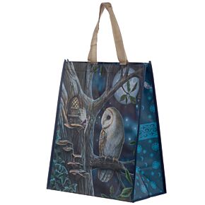 Borsa Shopper - Gufo & Fata - Fairy Tales Owl & Fairy - Lisa Parker