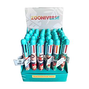 Penna Multicolore (6 Colori) - Animali - Zooniverse