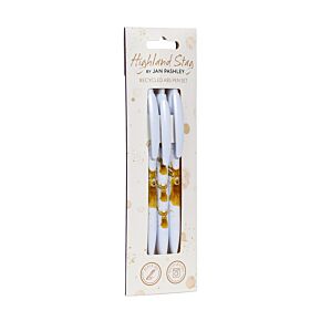 Set di 3 Penne in Plastica Riciclata RABS - Cervo Selvatico - Jan Pashley