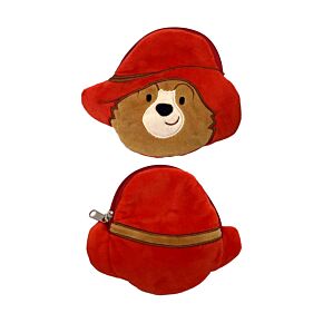 Mini Portamonete con Rivestimento in Peluche - Orso Paddington