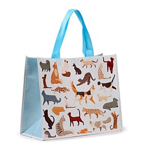 Borsa Shopper in RPET - Gatti - Feline Fine