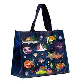 Borsa Shopper in RPET - Animali - Marine Kingdom