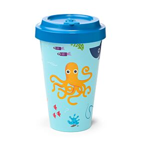 Tazza da Viaggio in RPET - 400ml - Animali Marini - Splosh