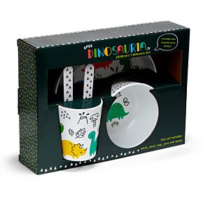 Set Pappa per Bambini in rPET (5 pezzi) - Dinosauri - Dinosauria