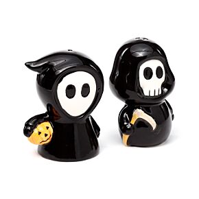 Set Sale e Pepe in Ceramica - Nera Mietitrice e Fantasma - Skull Boy