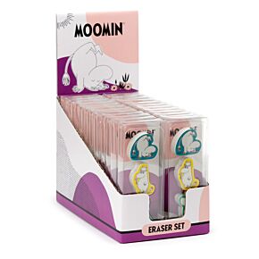 Set di 3 Gomme da Cancellare - Moomin