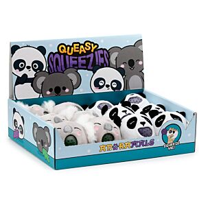 Antistress di Peluche - Panda e Koala - Animali Dolci - Queasy Squeezies