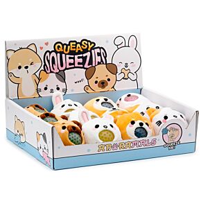 Antistress di Peluche - Cuccioli - Animali Dolci - Queasy Squeezies