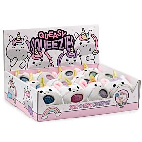 Antistress di Peluche - Unicorno - Adoracorns - Queasy Squeezies