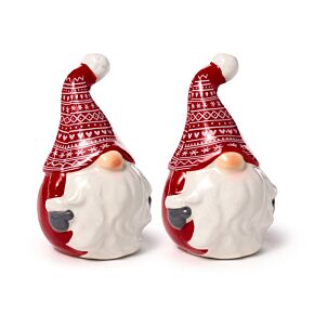 Set Sale e Pepe in Ceramica - Gnomo Gonk - Natale Scandinavo