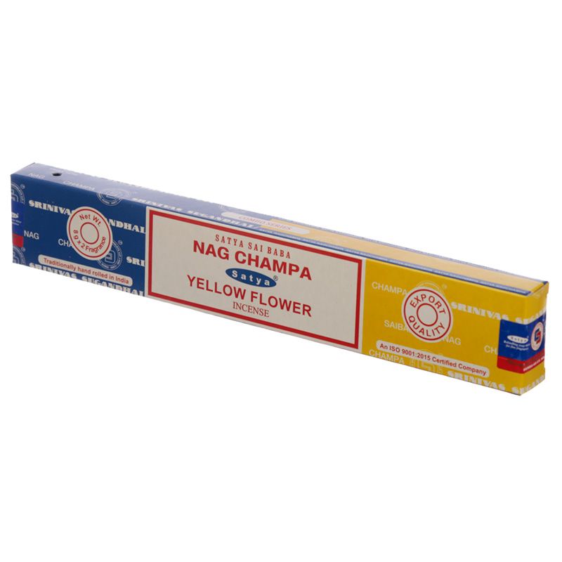 01341 Bastoncini di Incenso - Satya Nag Champa - Fiore Giallo