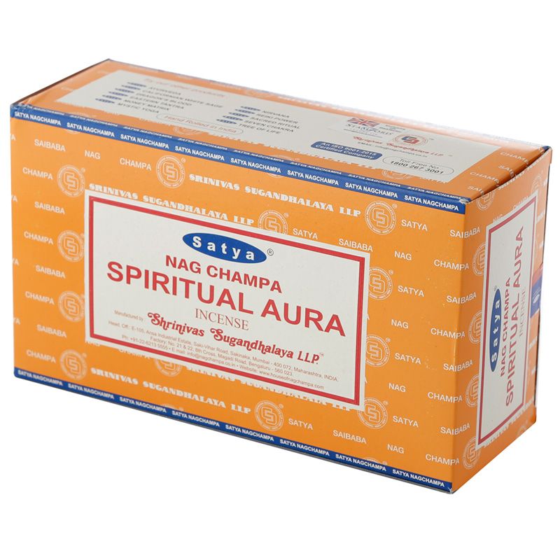 01413 Bastoncini di Incenso Satya Nag Champa VFM - Aura Spirituale